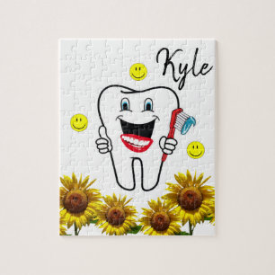Puzzles de dentistes de tournesol