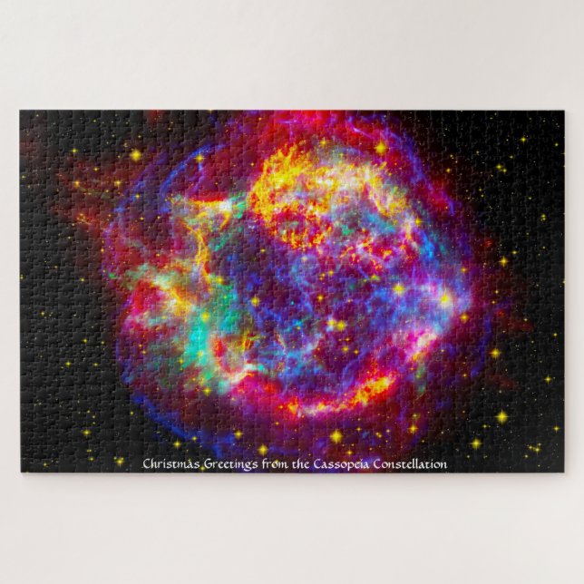 Puzzles de la constellation de Cassiopée. Puzzle (Horizontal)