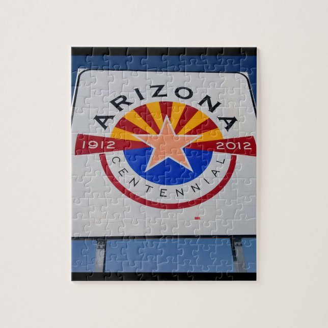 Puzzles de l'Arizona Centennial Sign (Vertical)