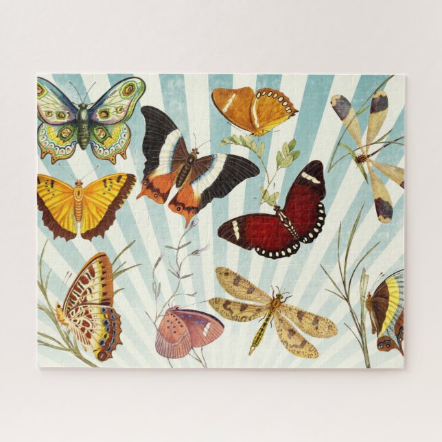Puzzles de papillons de la nature (Horizontal)