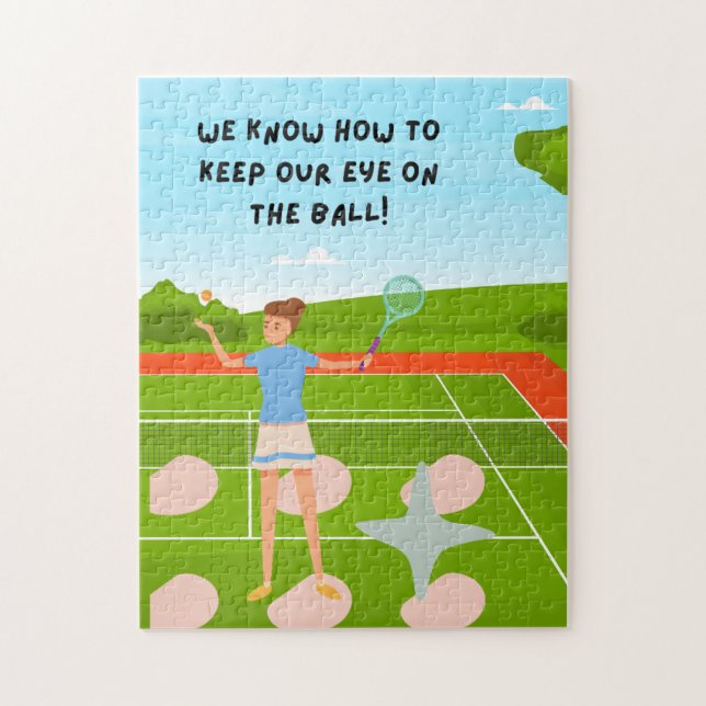 Puzzles de tennis pour le joueur de tennis (Vertical)