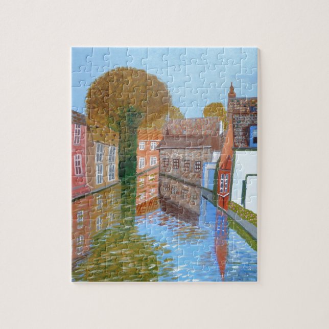 Puzzles du canal Bruges (Vertical)