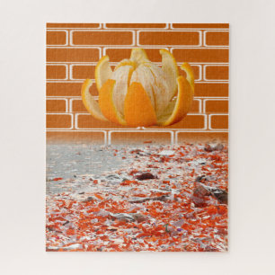Puzzles en brique orange