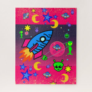 Puzzles Espaces Aliens Astronautes