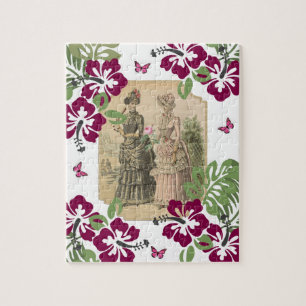 Puzzles femmes victoriennes Floral