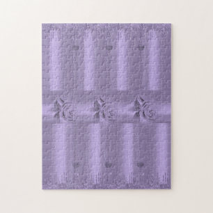Puzzles Fleur Florale Violet Paillettes