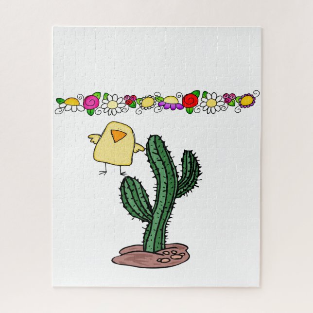 Puzzles Fleurs de cactus Floral (Vertical)