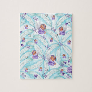 Puzzles Floral Angel Coeurs