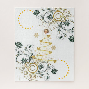 Puzzles Gold Baby Angel Fleurs florales