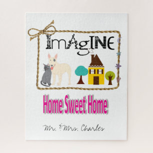 Puzzles Home Sweet Home, Chien Chat House
