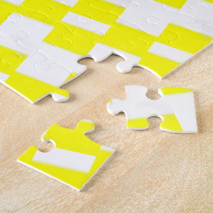 Puzzles Jaune et Rayure Blanche