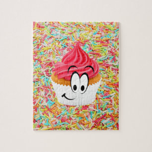 Puzzles Joyeux Anniversaire Cupcake Sprinkings