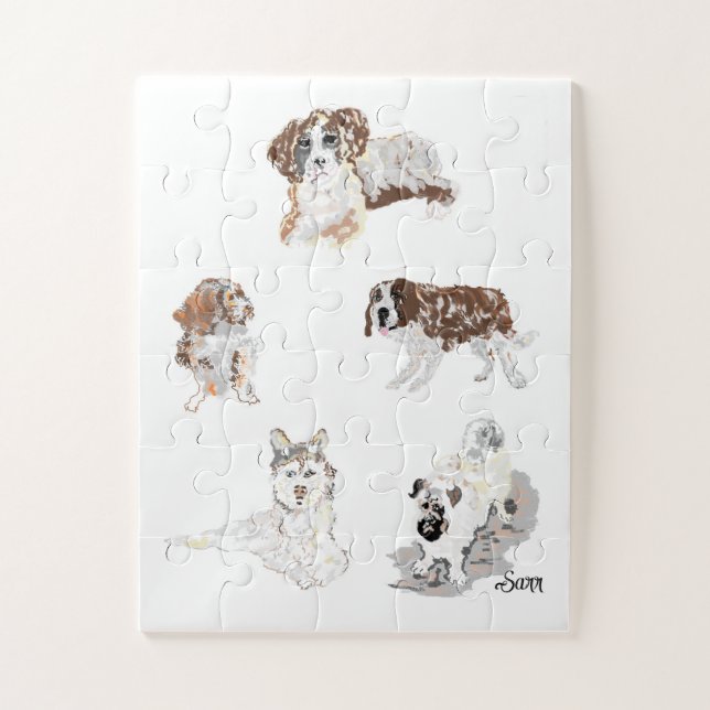 Puzzles : L'amour du chien (Vertical)