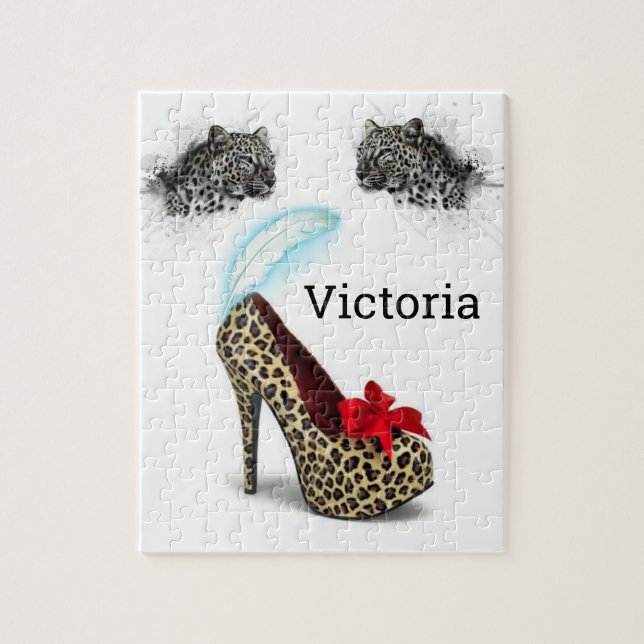 Puzzles Leopard Heures (Vertical)