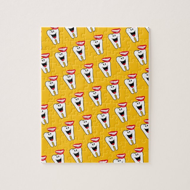 Puzzles Lèvres de bouche dent dentiste (Vertical)