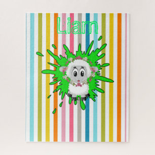 Puzzles Moutons en bande Floral