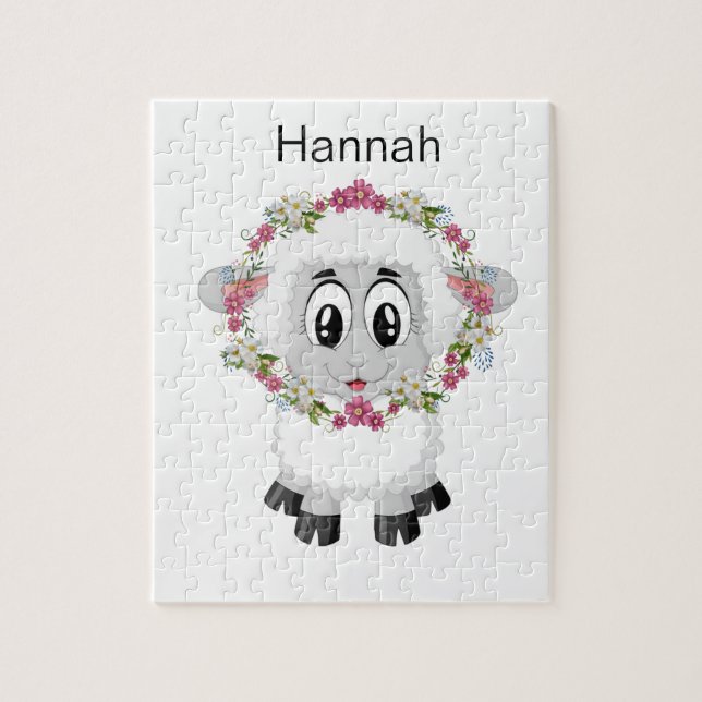 Puzzles Moutons Floral (Vertical)