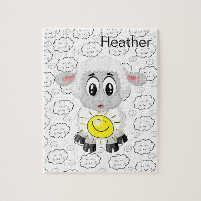 Puzzles Moutons Nuages Soleil (Vertical)