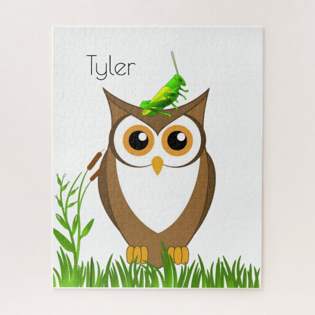 Puzzles Owl Grasshopper (Vertical)