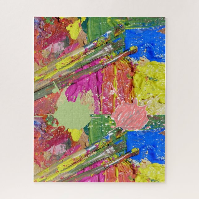 Puzzles Paint Splatter (Vertical)