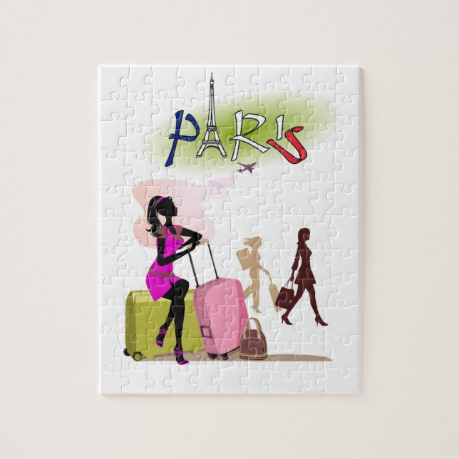 Puzzles Paris France Vacances (Vertical)