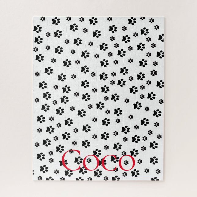 Puzzles pattes de chien de chat (Vertical)