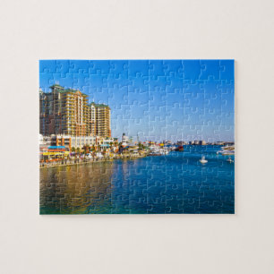 Puzzles pittoresques de photo de port de Destin
