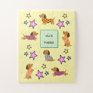PUZZLES POUR ENFANTS : Puzzle personnalisé Teckel