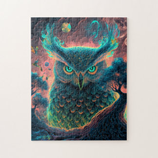 Puzzles psychédéliques de la chouette mystique | A