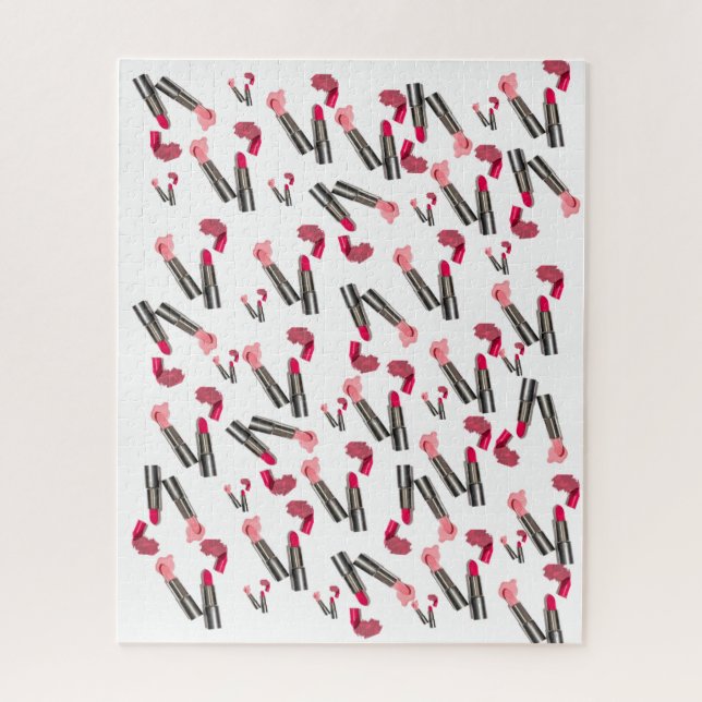 Puzzles Rouge Lipstick maquillage (Vertical)