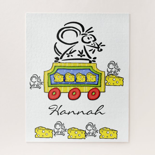 Puzzles Souris Cheese Train Ride (Vertical)