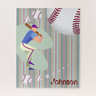 Puzzles Stripe Baseball