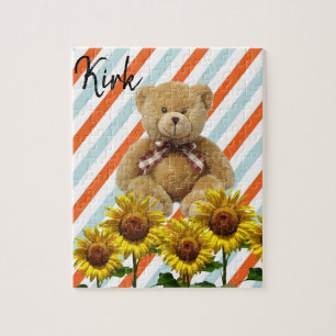 Puzzles Teddy Bear tournesol