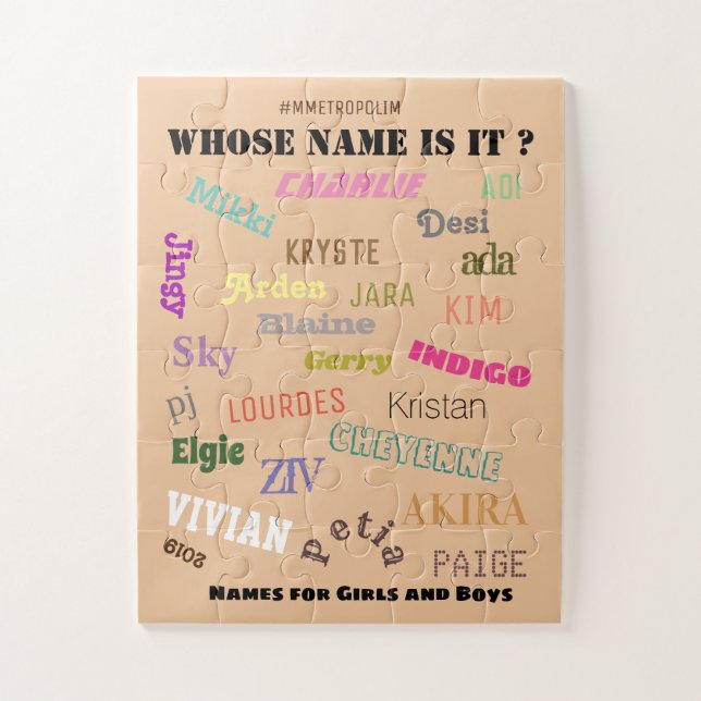 PUZZLES /TODDLER / GRANDES PIÈCES / MMETROPOLIM (Vertical)