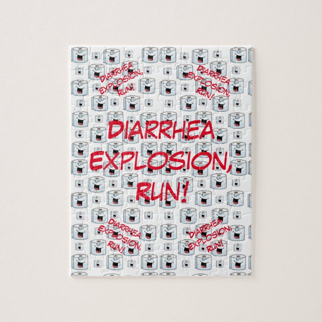 Puzzles Toilette Papier Diarrhea Explosion Run (Vertical)