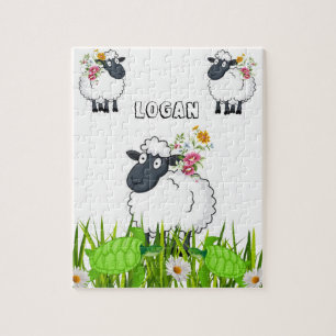 Puzzles Tortues moutons Floral