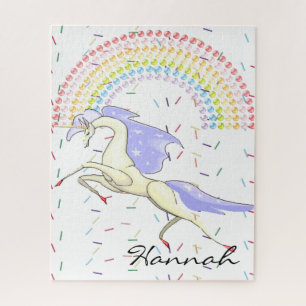 Puzzles Unicorn arc-en-ciel