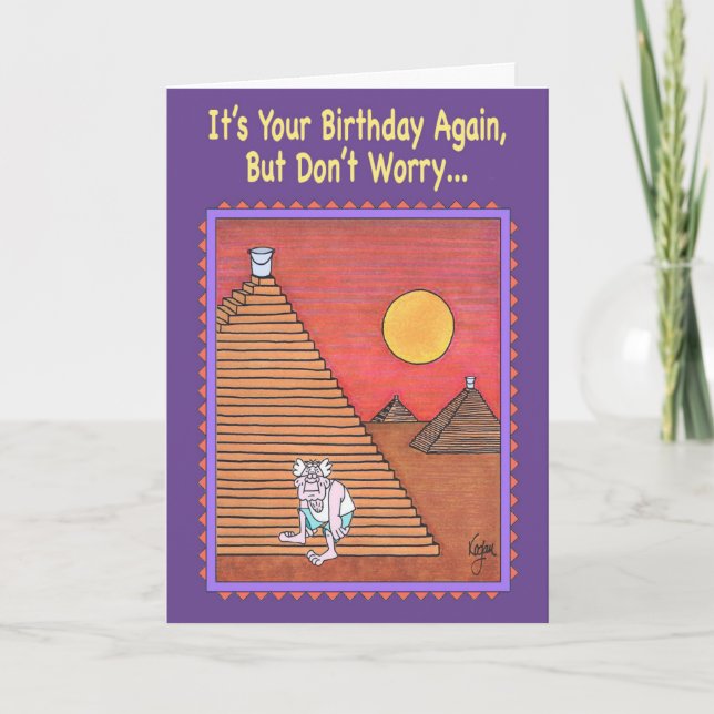 PYRAMID CLIMBER Carte d'anniversaire (Devant)