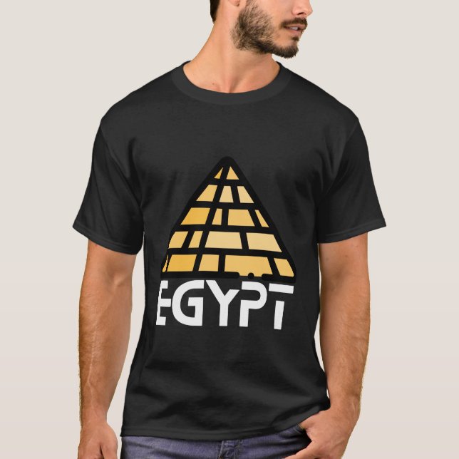 Pyramide égyptienne antique T-shirt (Devant)