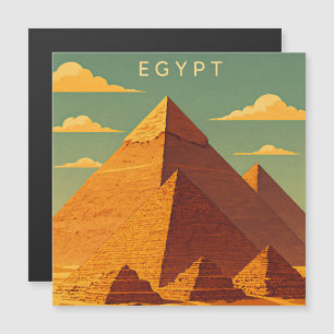 Pyramides de Gizeh Vintage – Voyage Rétro en Égypt