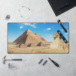 Pyramides et Sphinx Desk Mat