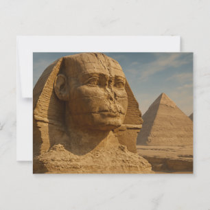 Pyramides Sphinx antiques Mystique Carte Postale A