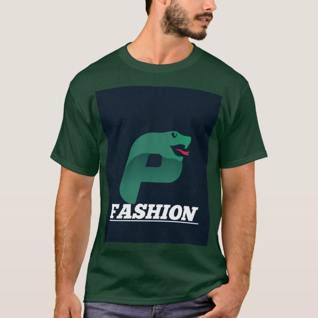 Python Mode : T-shirt Mehedi avec Motif serpent (Devant)
