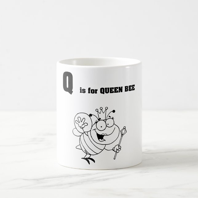 Q est pour Queen Bee Mug (Créateur téléchargé)