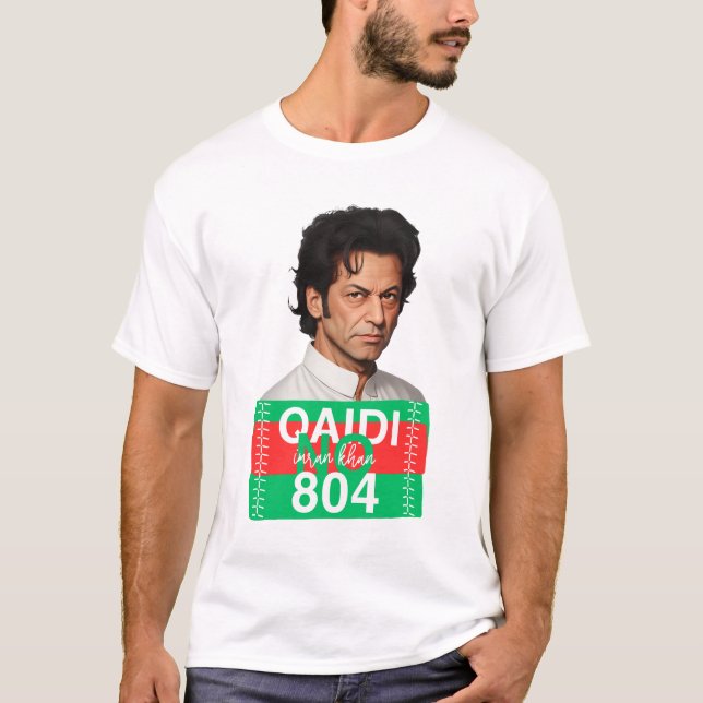 Qaidi No 804 Imran Khan T-Shirt (Devant)