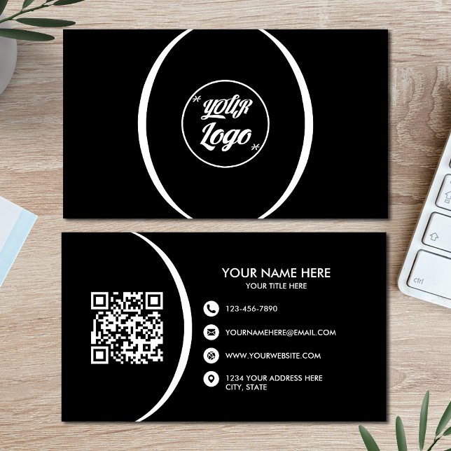 QR Code Entreprise Moderne Carte de visite profess (Créateur téléchargé)