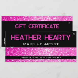 QR Code Luxury Hot Pink Girl Neon certificat cadea
