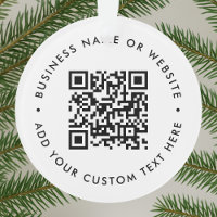 QR Code Minimaliste Nettoyer un budget blanc simpl
