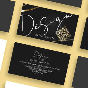 QR Code Modern Design Carte de visite professionne