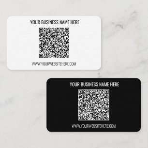 QR Code Nom de la société Info Carte de visite mod